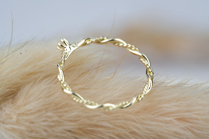 Verlobungsring Gold Filou Vintage mit Diamant