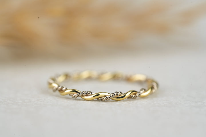 Vorsteckring " Sierra " Weißgold Gold