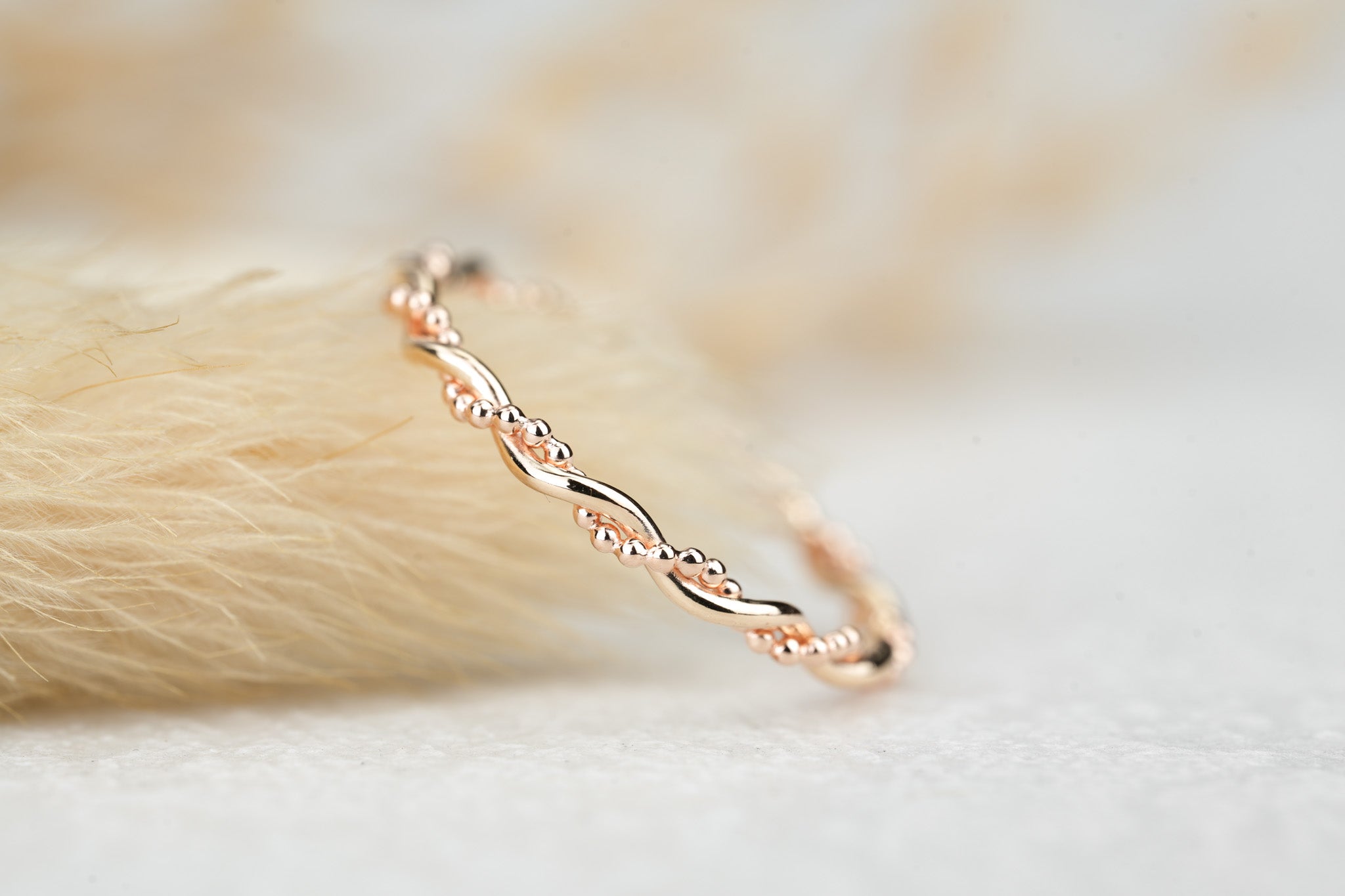 Vorsteckring "Soleil" Rosegold