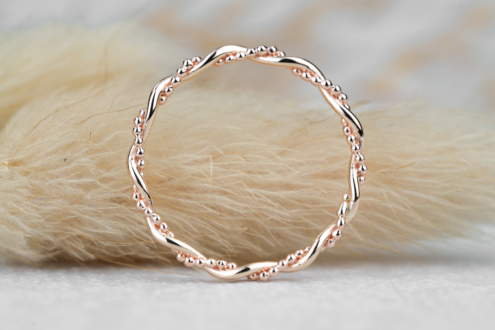 Vorsteckring "Soleil" Rosegold