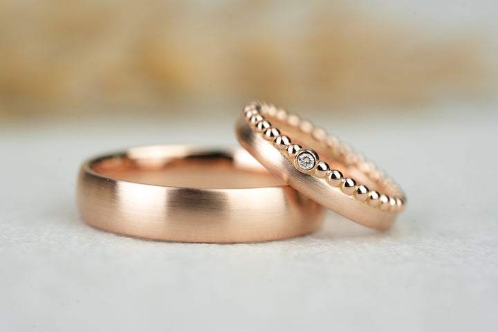 Eheringe Rosegold Duo