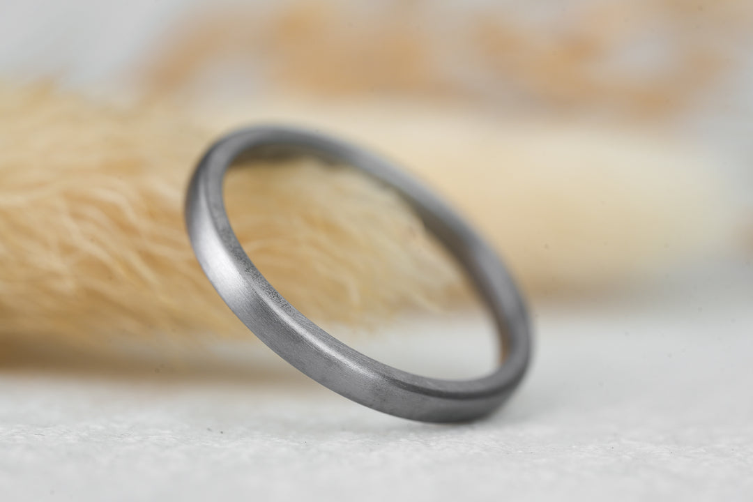 Verlobungsring Mann Tantal schmaler Tantal Ring