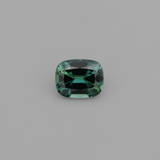 0.60ct grün blauer Saphir Cushion