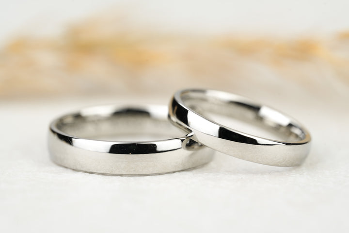 Eheringe "Kivy" Platin poliert