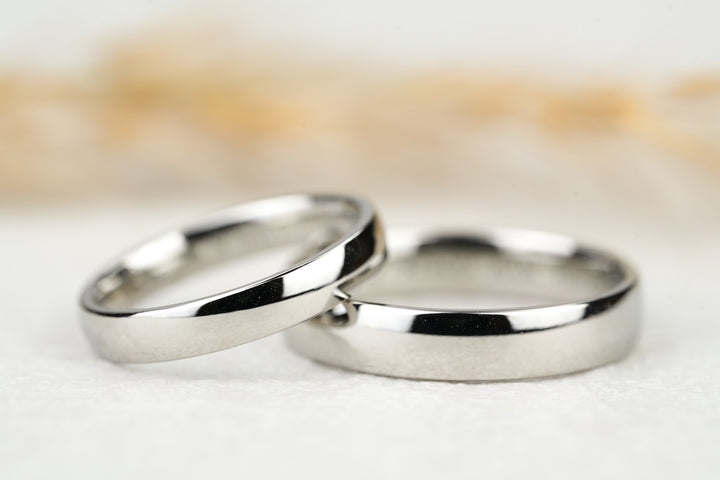 Eheringe "Kivy" Platin poliert