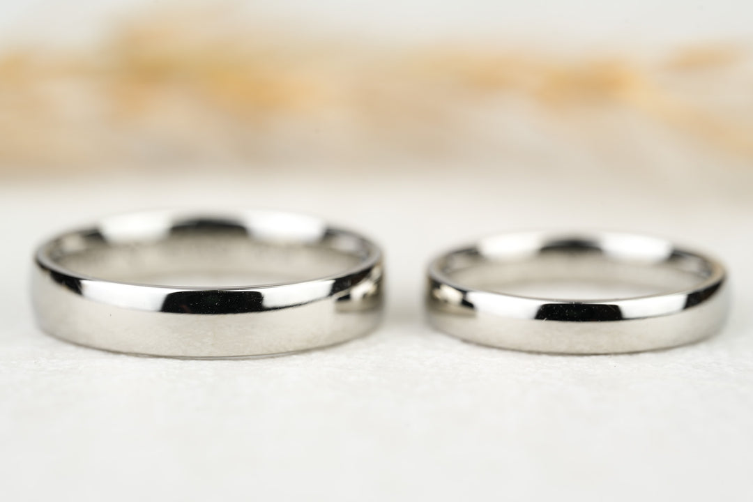 Eheringe "Kivy" Platin poliert