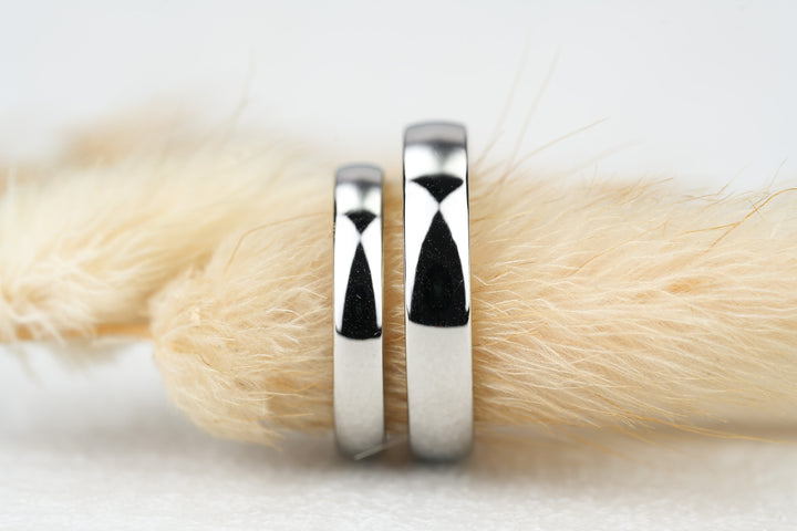 Eheringe "Kivy" Platin poliert