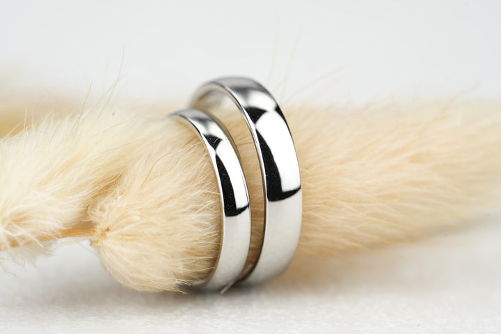 Eheringe "Kivy" Platin poliert
