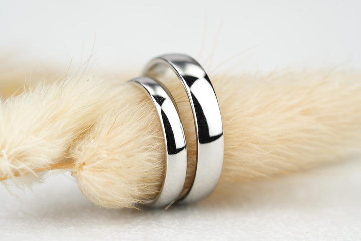 Eheringe "Kivy" Platin poliert