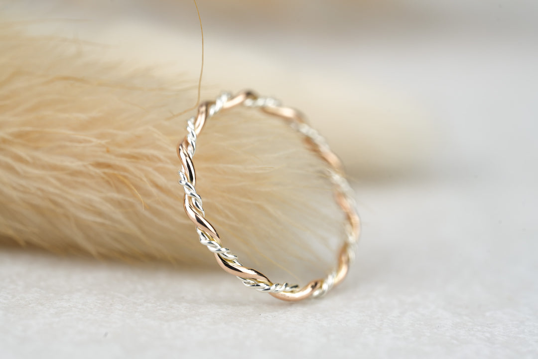 Vorsteckring individuell Rosegold besonders